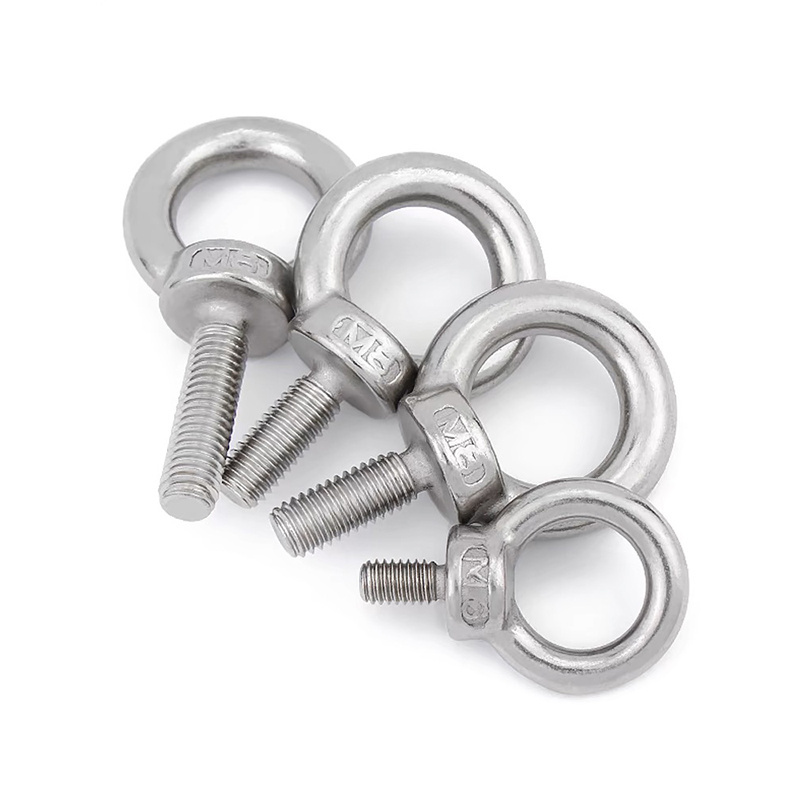 High Quality OEM round Lifting Eye screw 304 316L Stainless steel lifting eye Bolt