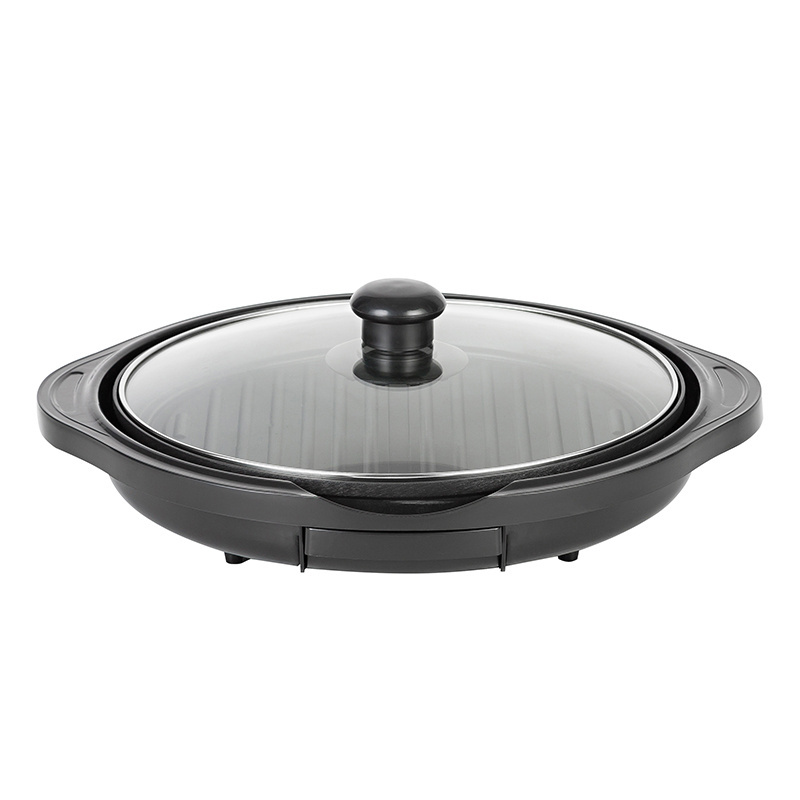 Electric Grill Pan Non Stick Electrical Hot Plate Electric Table Grill for Sale with Oil Tray Aluminum 30 OEM PTFE Ceramic Black