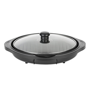 Electric Grill Pan Non Stick Electrical Hot Plate Electric Table Grill for Sale with Oil Tray Aluminum 30 OEM PTFE Ceramic Black