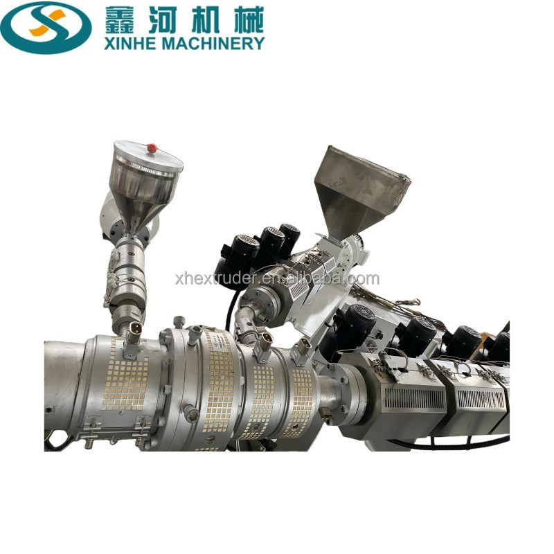 Plastic  hdpe pe ppr pipe  extruder line manufacturing making machine