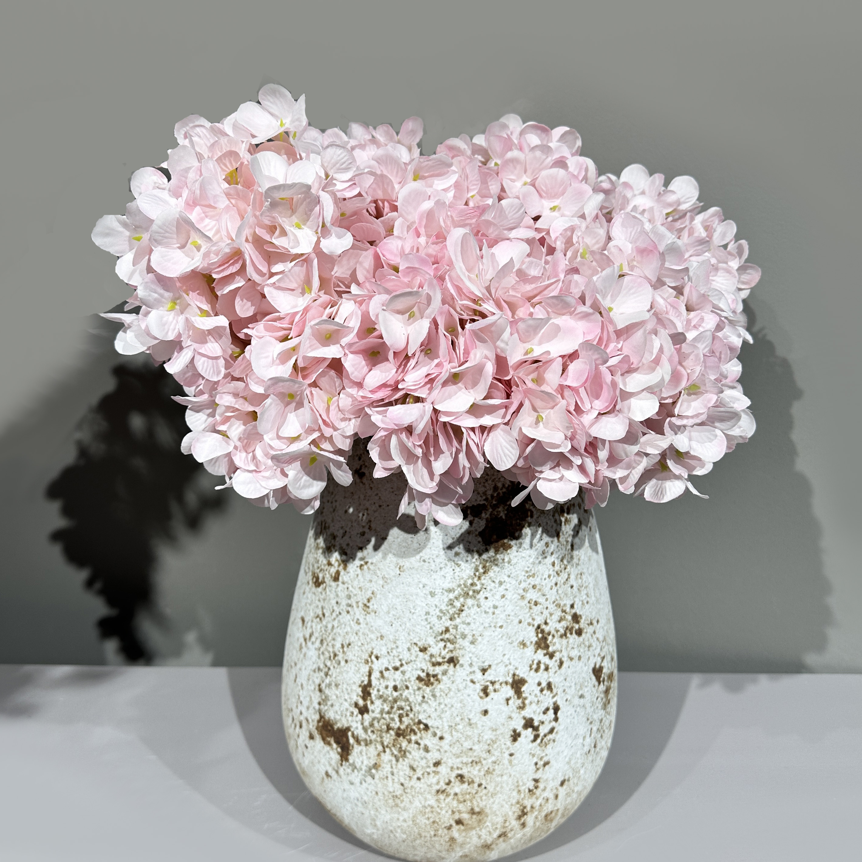 XHHY 96PCS fake flores artificial flower hydrangea branch for home wedding decoration