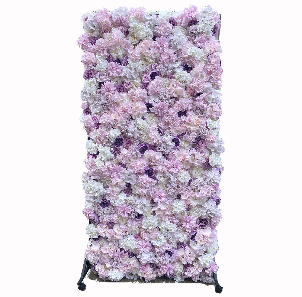 Artificial Flower Wall Backdrop,3D Silk  Floral Panel for Photo Background Home Party for Other wedding decoration