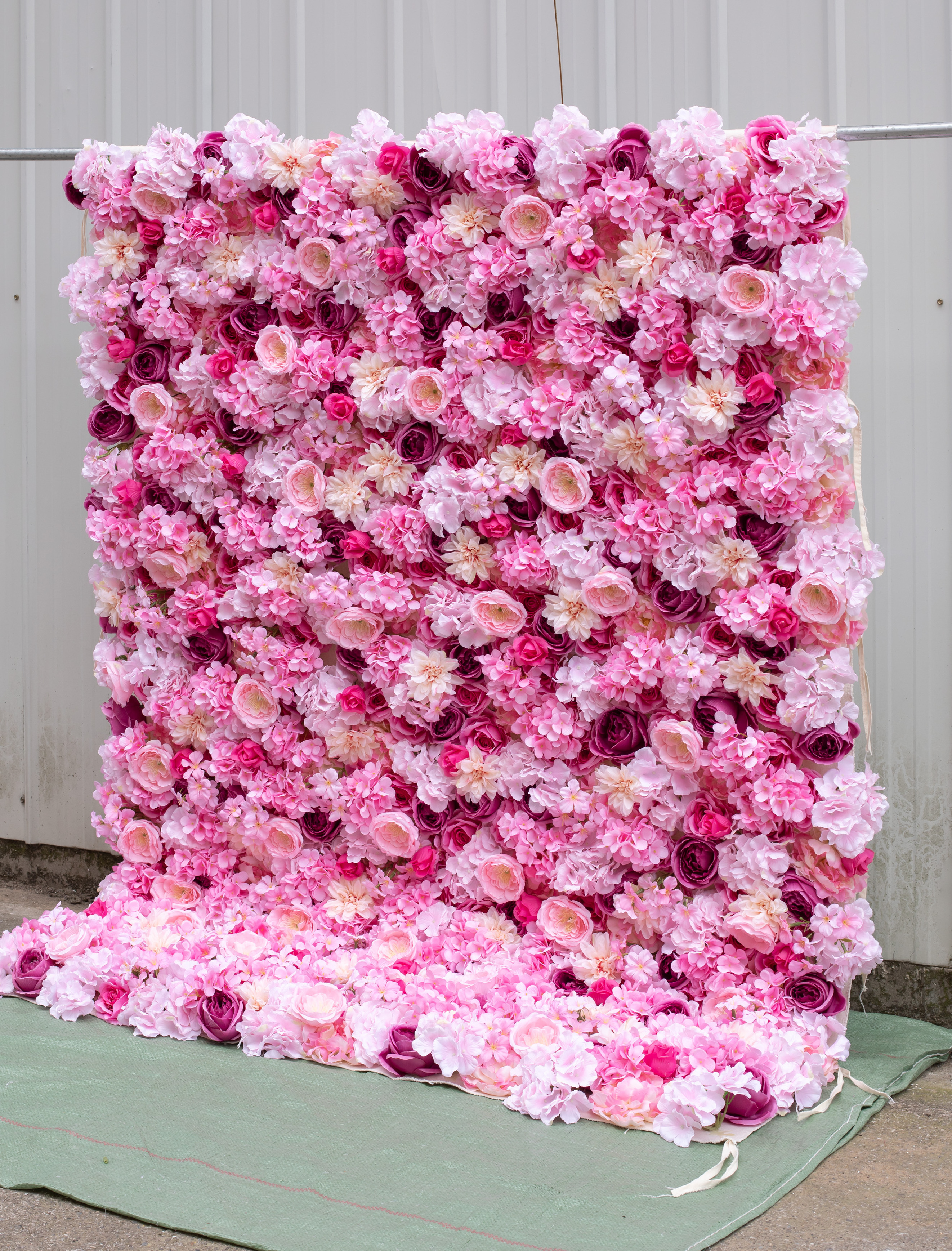 gadget 2023 new arrival flower wall curtain decoration for wedding event