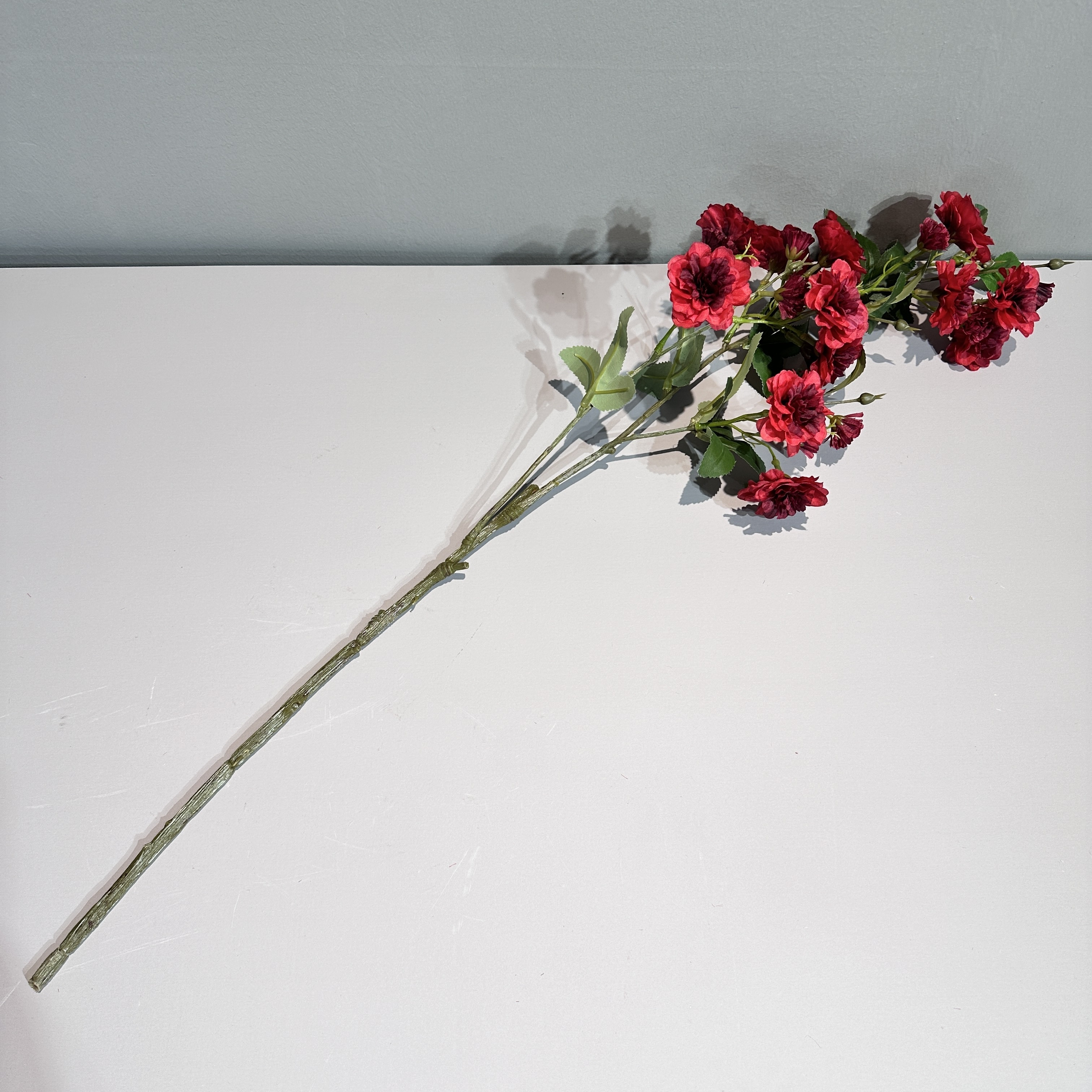 Wholesale Artificial Rosa Multiflora flower long stem rose bunch For Valentine or Wedding home Decoration