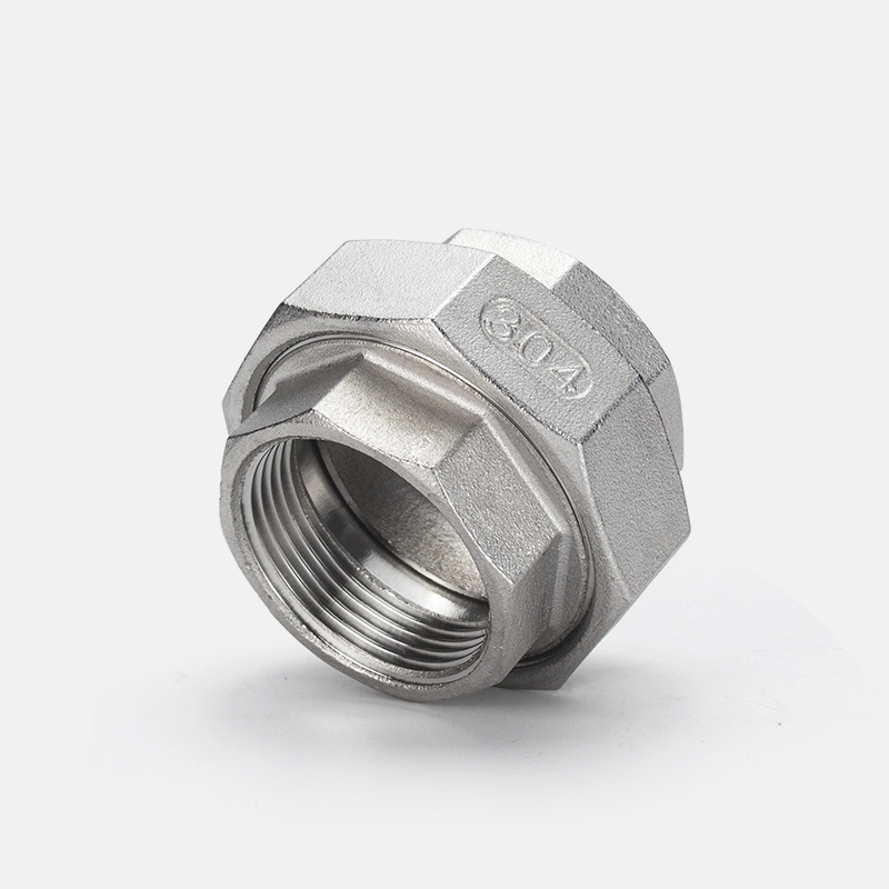 Factory Direct Sale pipe fittings 304 316 stainless steel pipe fitting flange Female Threaded Union