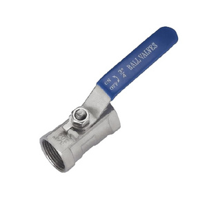 NPS 1/4" 1000 WOG One Piece Stainless Steel 201 Manual Screw 1000 wog ball valve