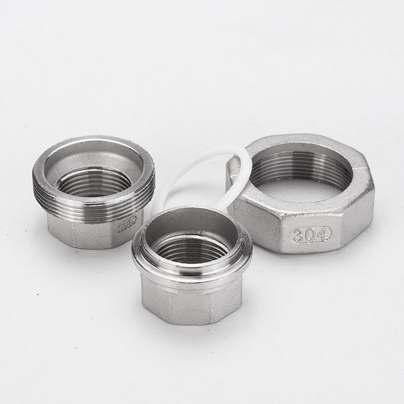 Factory Direct Sale pipe fittings 304 316 stainless steel pipe fitting flange Female Threaded Union