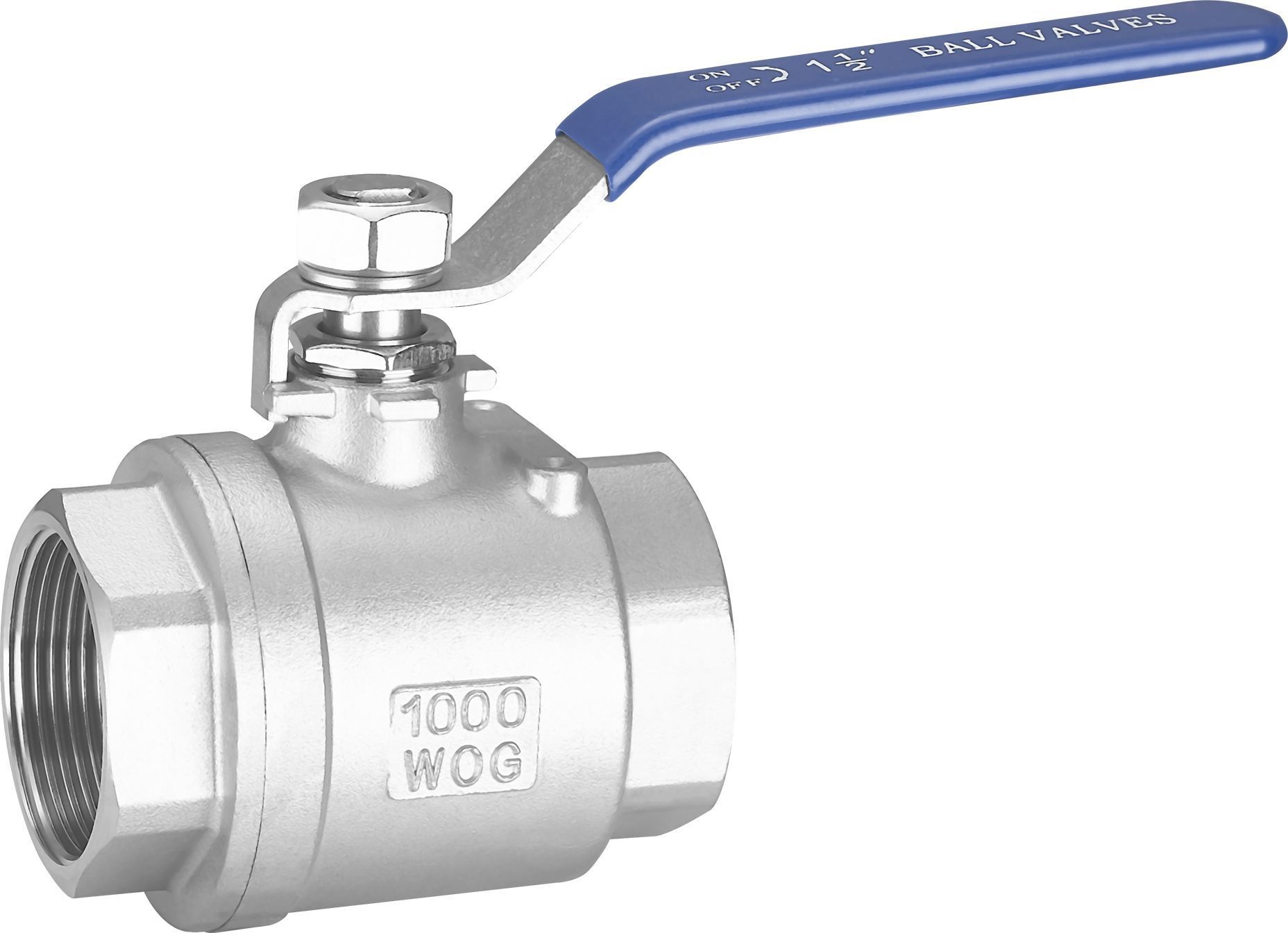 Industrial Stainless Steel SS Valved Made in China DN8 to DN100 Screw End Type Bspt BSP NPT Screw Valves 2pc water ball valve