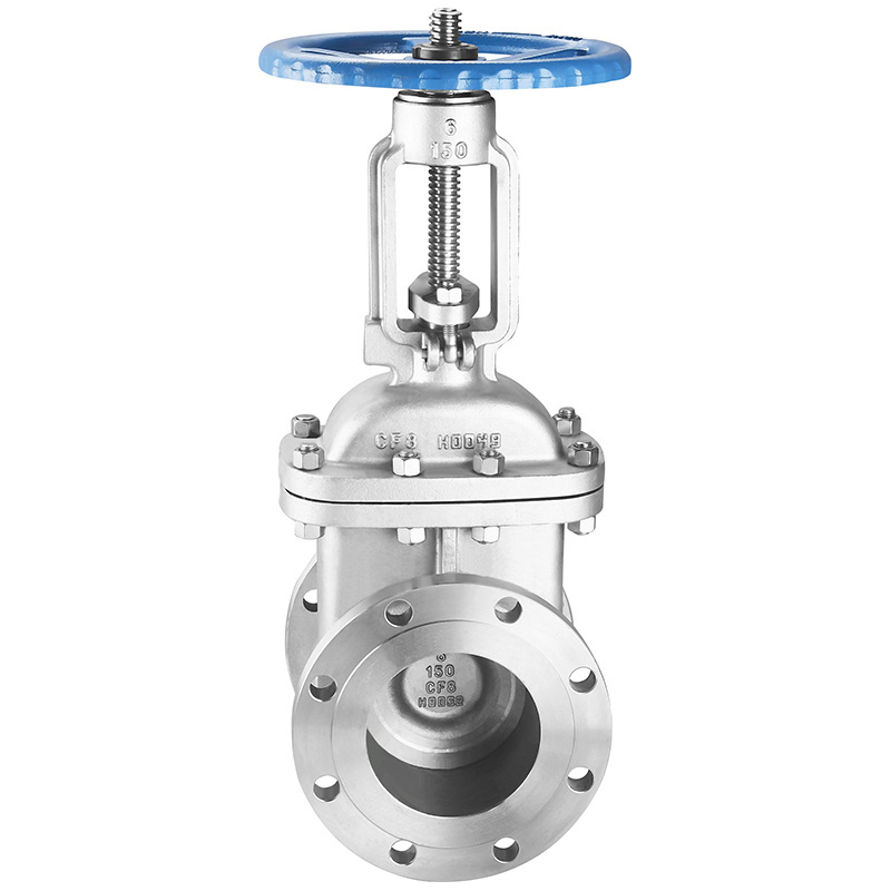 Factory Price List Stem Water Oil Cf8 Ansi 150lb Manual Slide Flange Stainless Steel Pipe Fitting Gate Valve