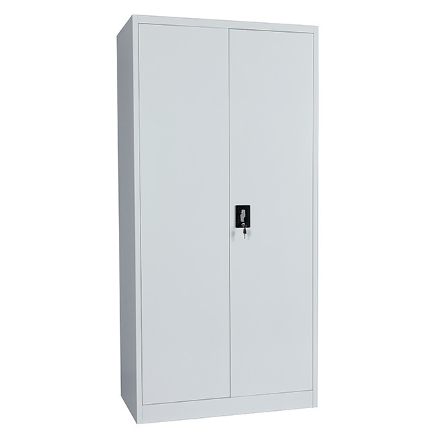 Commerical furniture  Outside  metal KD Storage cabinets two door steel wardrobe locker  with shelves