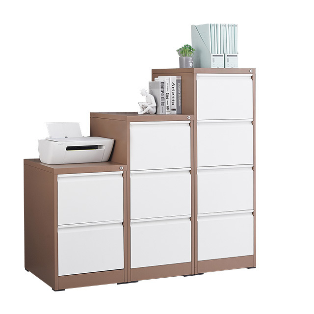 Office Furniture Vertical 2/3/4 Drawers Metal Filling Cabinet Steel storage file cabinet metal drawer units