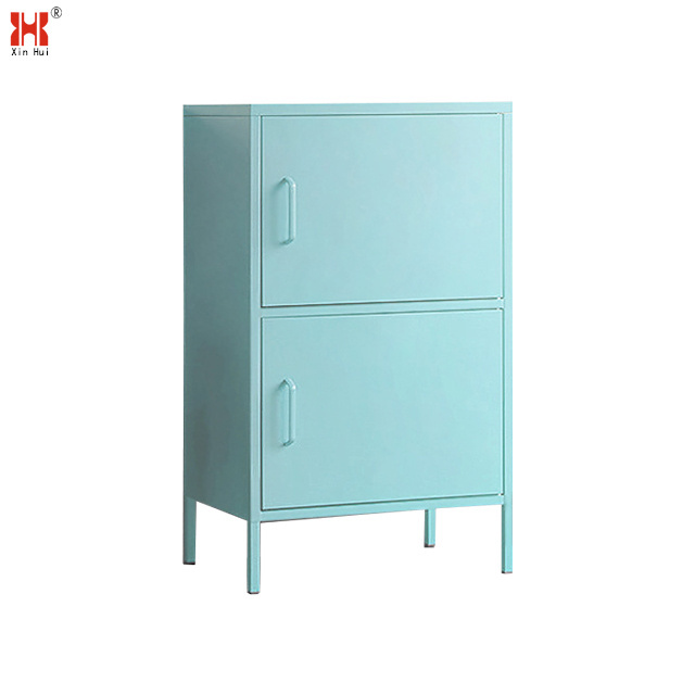 Popular Yellow 2 door Mini Metal Lockers/Small Bedroom Lockers With Leg