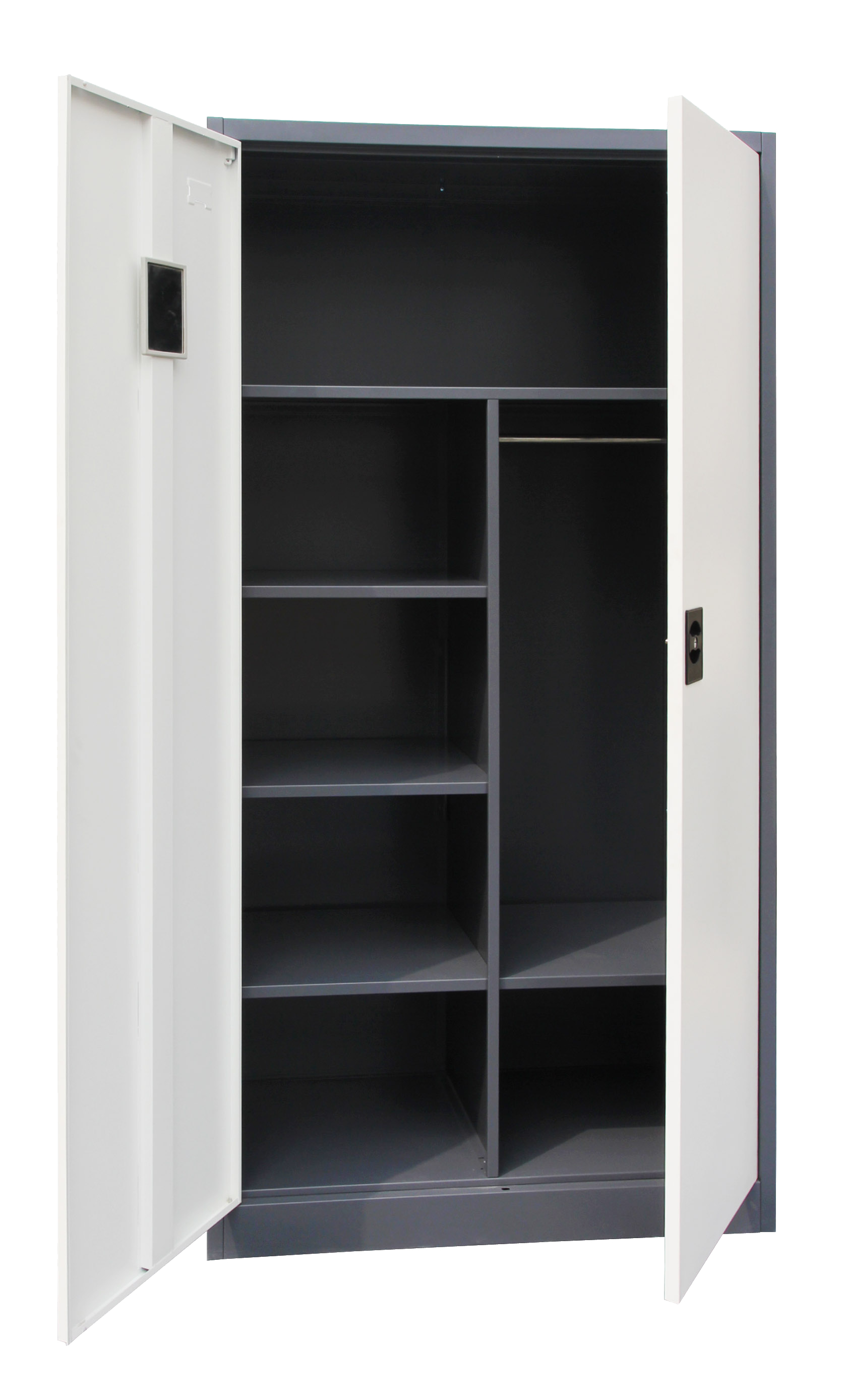 High School Furniture 4 Door Steel Locker / Clothes Wardrobe cloth waterproof 3 door steel wardrobe