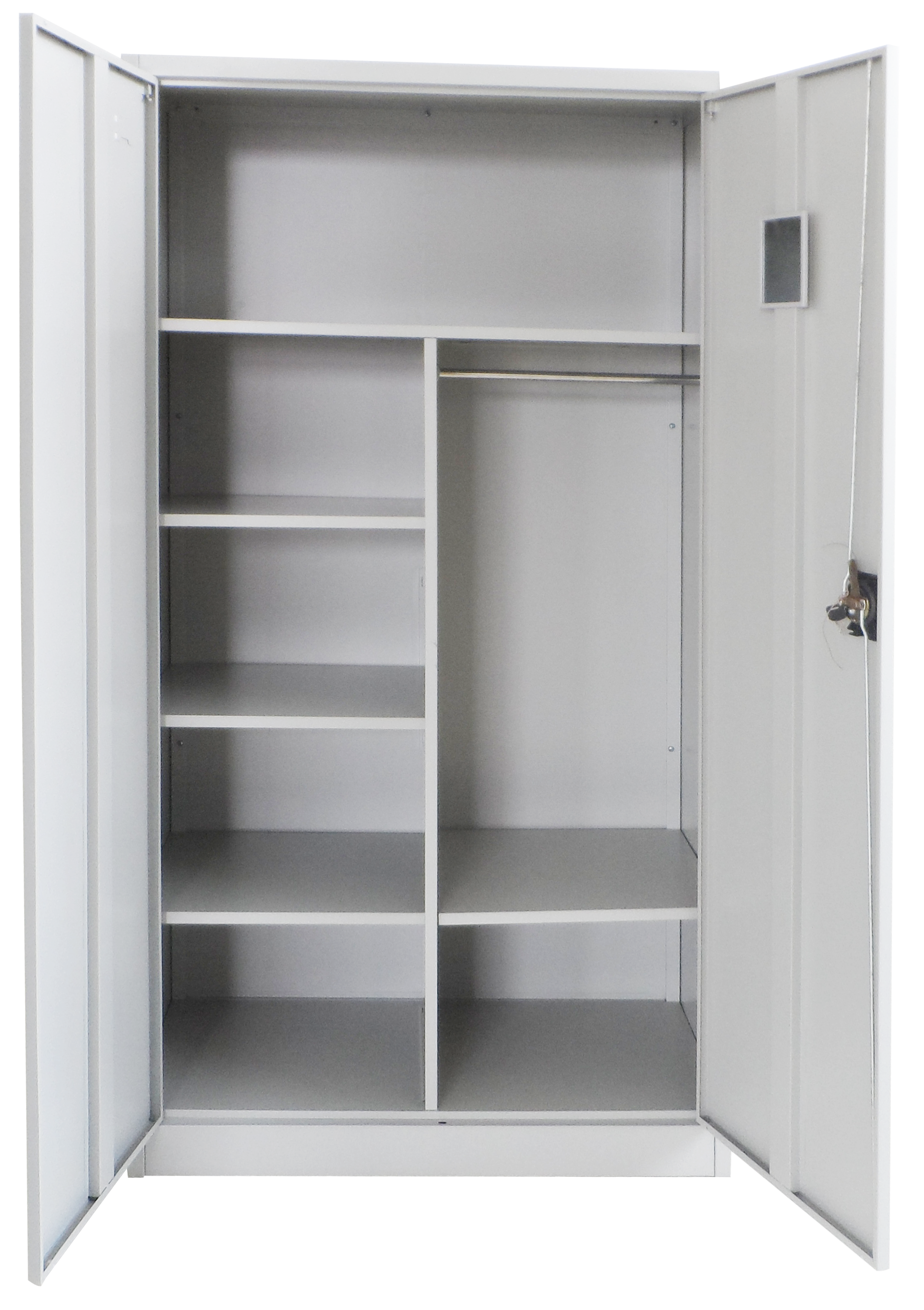 High School Furniture 4 Door Steel Locker / Clothes Wardrobe cloth waterproof 3 door steel wardrobe