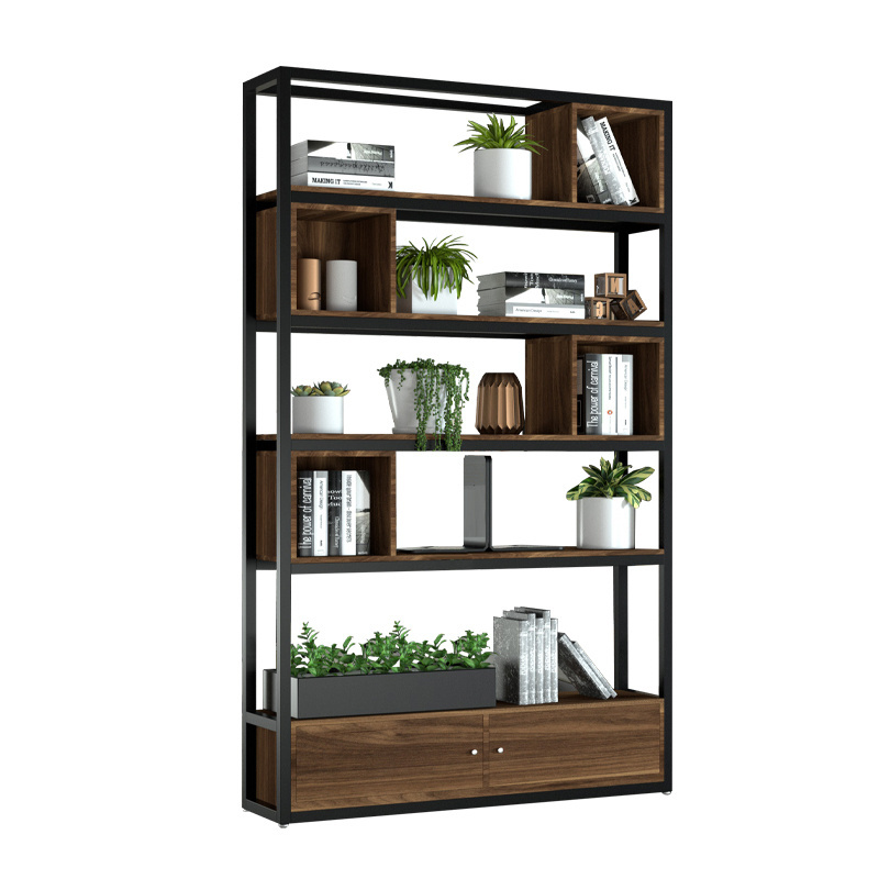 Modern metal book shelves for library school furniture 6 shelf bookcase modern bookshelves metal bookshelf