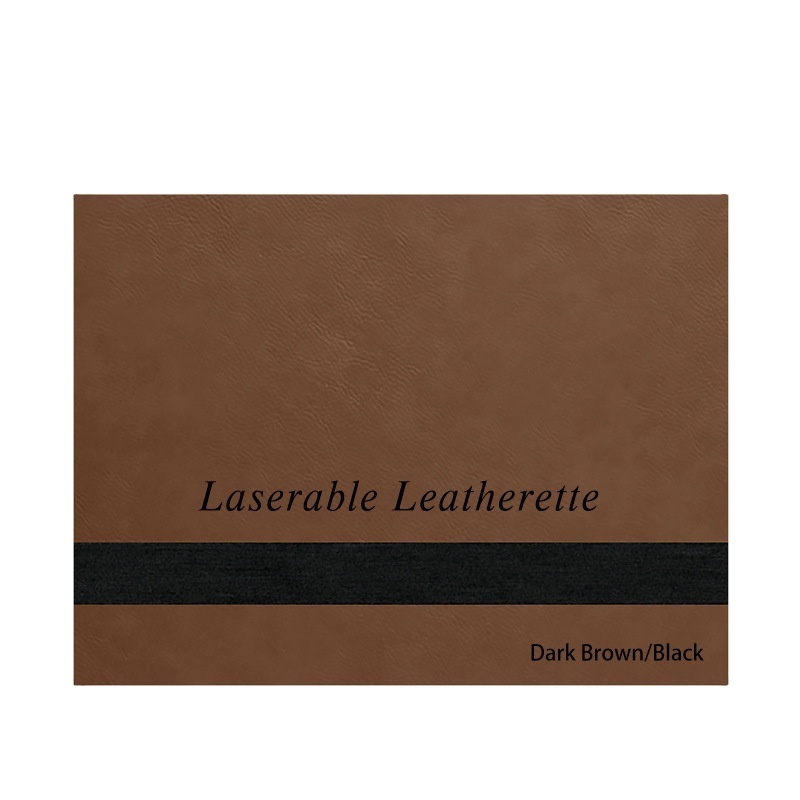 Leather Sheets for Laser Engraving with Adhesive Backing Laserable Leatherette