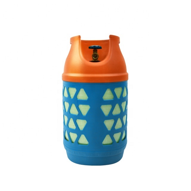 Coustomizd Logo Fiberglass Composite Lpg Gas Cylinder Propane 11kg Lightweight Gas Cylinder Lpg Tank