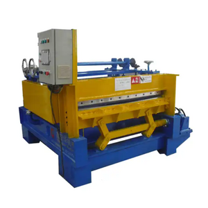 Automatic metal sheet steel coil straightening flattening slitting cutting machine