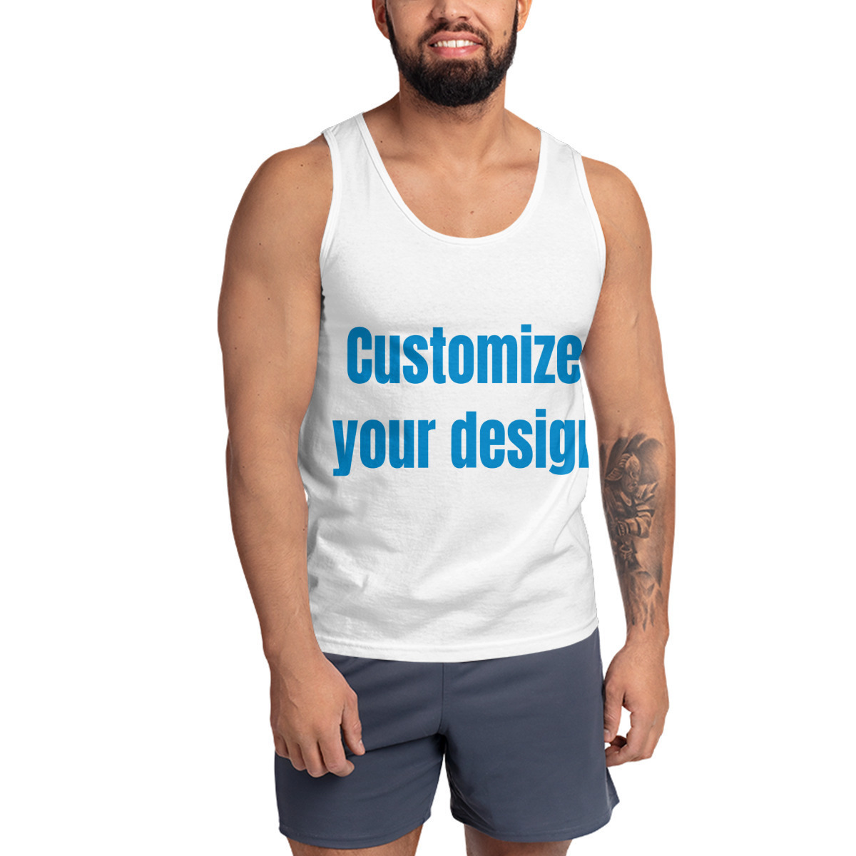 Wholesale Custom Logo Polyester Muscle men's tank tops Sleeveless Casual Wear Men's Workout Tank Top Plus Size Men's Tank  4xl