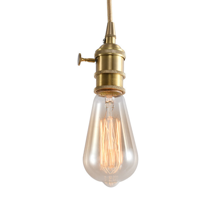 Nostalgic Light ST64 Edison Bulbs 40W 60W 120V E26 Base Squirrel Cage Vintage Tungsten Filament Incandescent Bulb