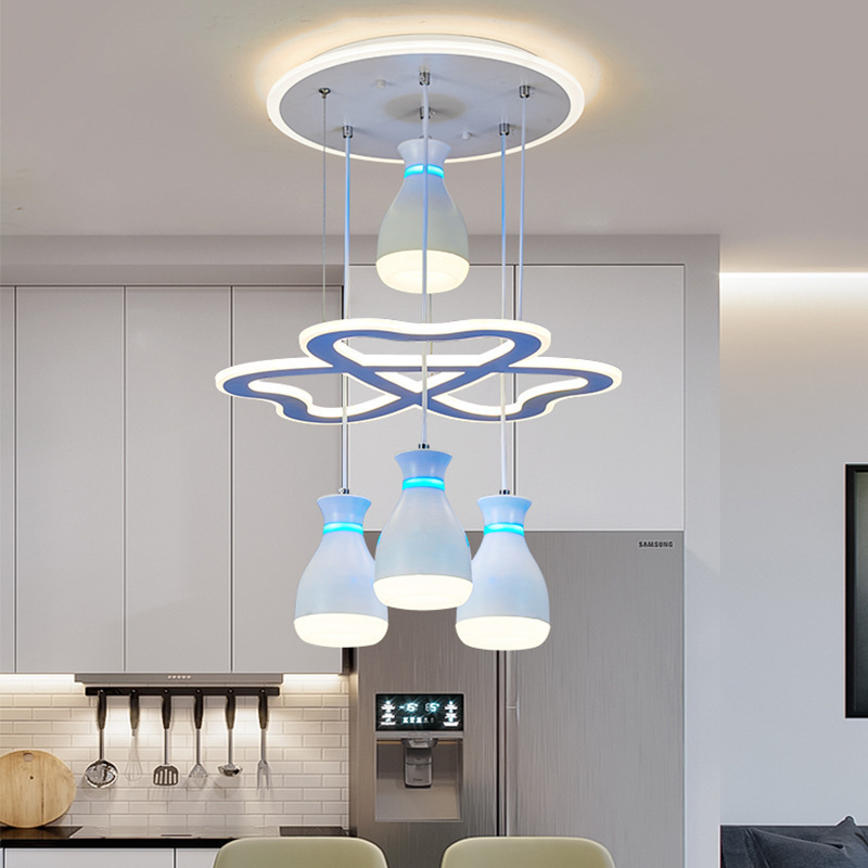 Decorative Lighting Fixture Room Led Ceiling Lamp  Nordic Acrylic Hanging Light fixtures For Dinning Room Home Lighting