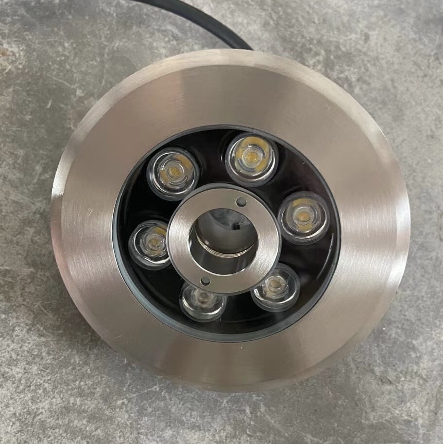 304 stainless steel underwater fountain lamp LED fountain lamp 6W 9W 12W diameter 150 180 210MM