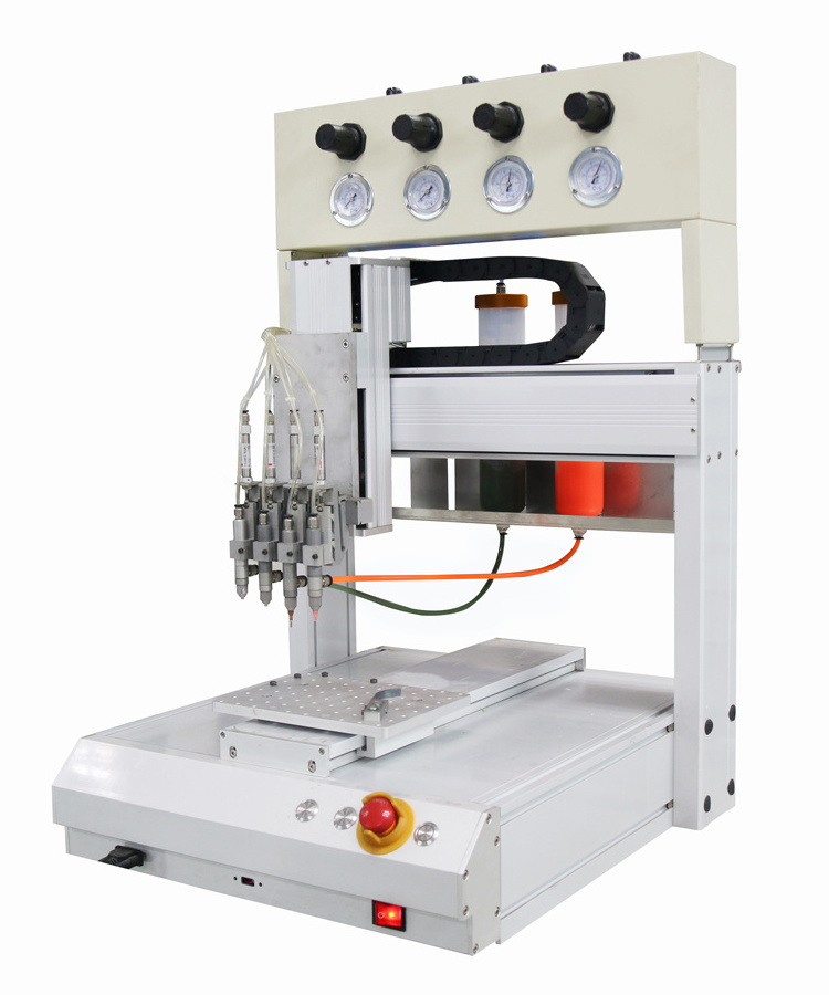 pvc   silicone dispensing Machine  4 color silicone dispensing Machine