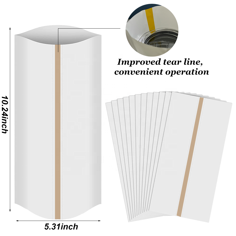 Sublimation Shrink Film White Shrink Wrap Sleeve for Sublimation 20oz Tumblers