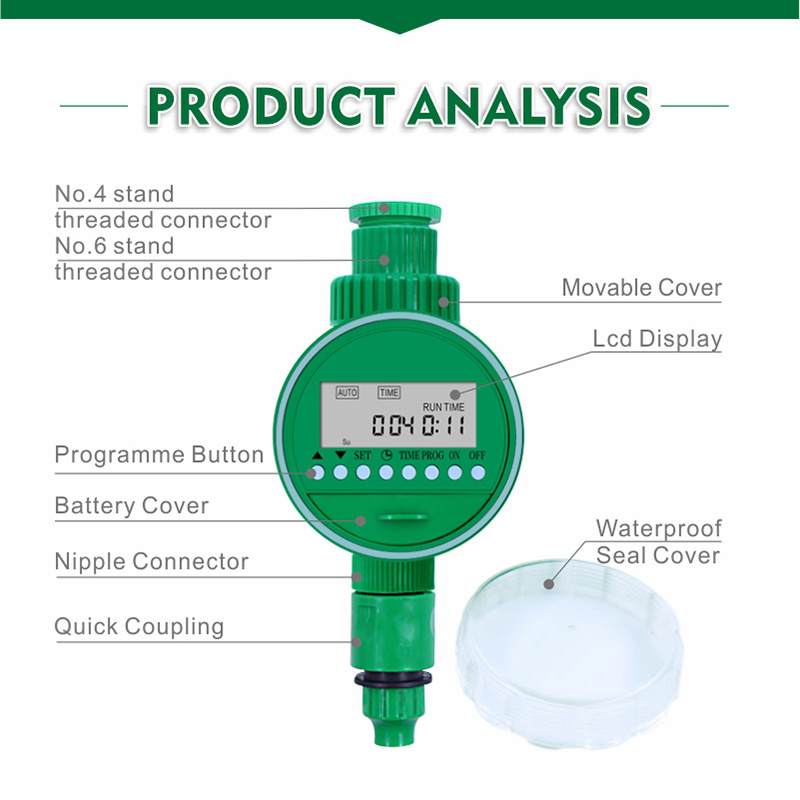 Rainproof Garden Water Timer System Sprinkler Outdoor Garden Hose Faucet Timers Programmable Water Timer Digital SYSTEM