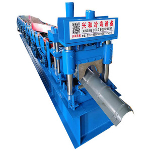 PPGI Galvanized Steel Aluminum Ridge Capping Roof Tile Making Machine Rain Gutter Roll Forming Machine