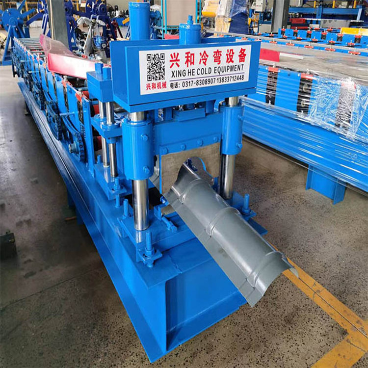 PPGI Galvanized Steel Aluminum Ridge Capping Roof Tile Making Machine Rain Gutter Roll Forming Machine