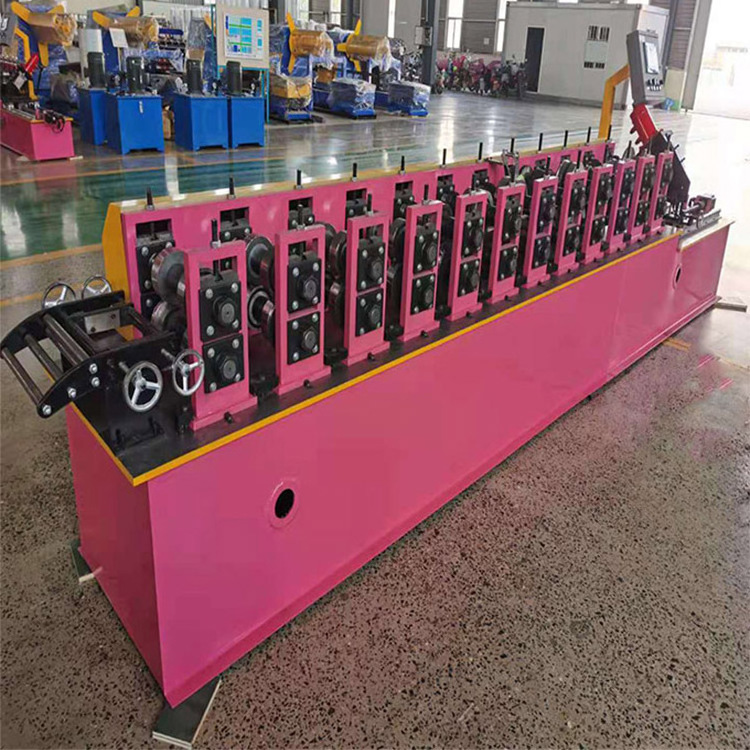 Full automatic c z u section steel profile shaped light steel purline roll forming machine for sale