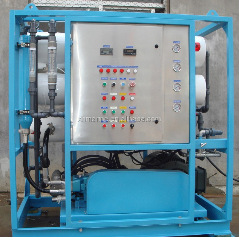 SOLAS Approved RO Plant Seawater Desalination For Boat with Good Price