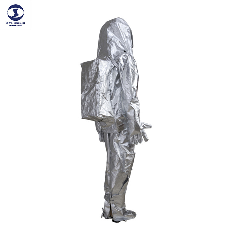 Factory Supply Safety Clothing Aluminum Foil Composite Flame Retardant Fabric Material Fire Proximity Suit