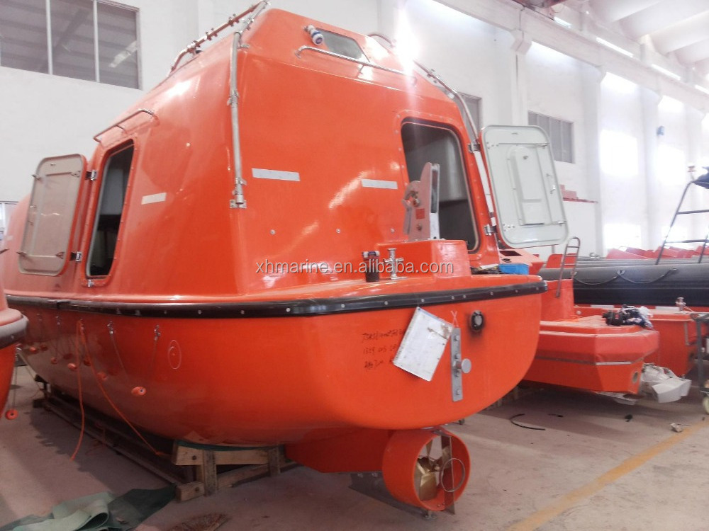 Marine lifesaving equipment 7.5m lifeboat with gravity type davit