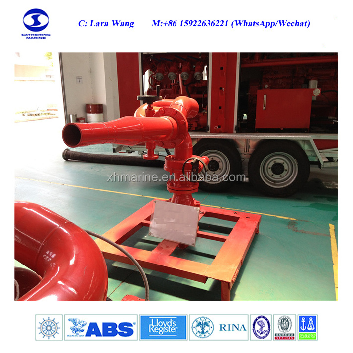 Fire Fighting Water Spray Nozzle External FIFI System Electric Fire Guns