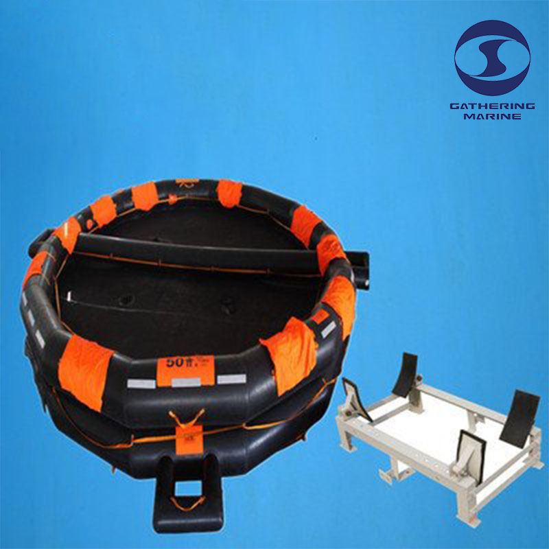 Factory Produced New Price Open Reversible Inflatable Life Raft 25 man