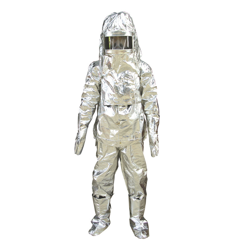 Fire Fighting Equipment Marine Fireman Outfit Fire Fighting Jacket Fire Suit With SCBA Aluminium Firefighter Clothing