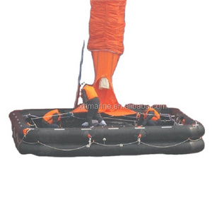 SOLAS Marine Evacuation System Emergency Escape Chute with Platform and Container