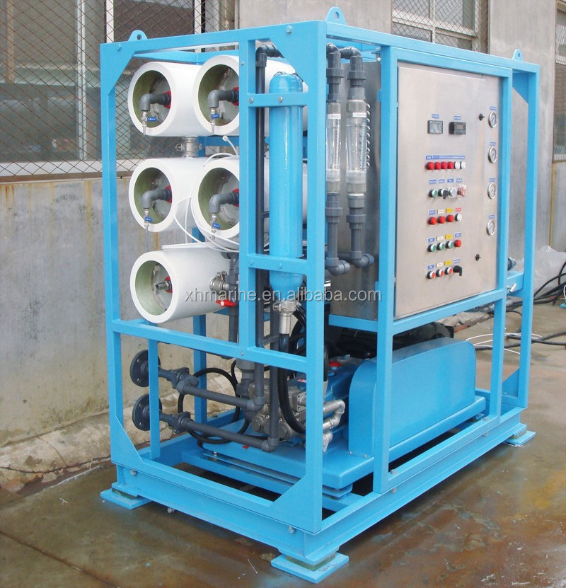 SOLAS Approved RO Plant Seawater Desalination For Boat with Good Price