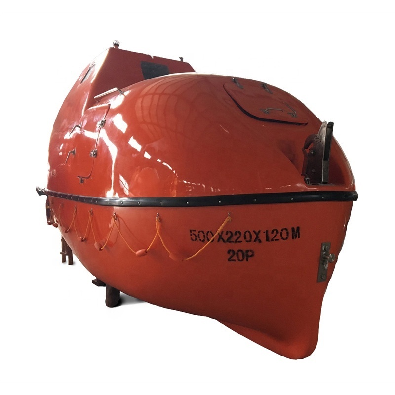 Solas Totally Enclosed Fire Resistant Type Life Boat with Davit