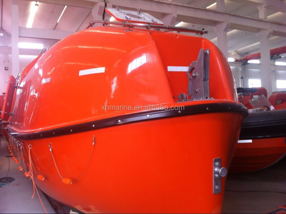 Marine lifesaving equipment 7.5m lifeboat with gravity type davit