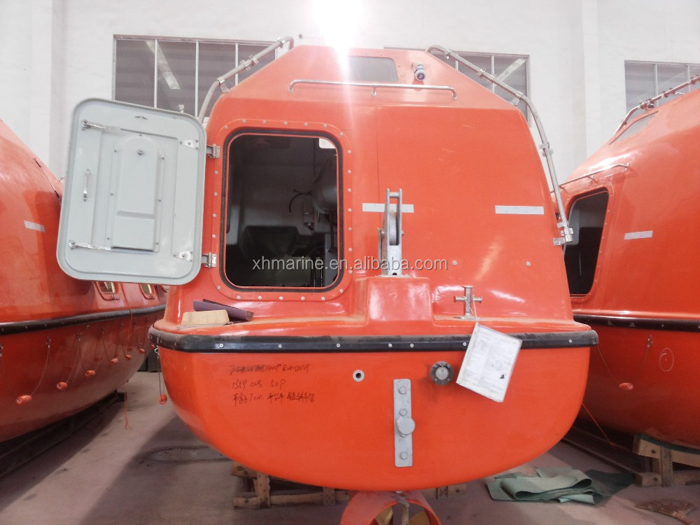 Marine lifesaving equipment 7.5m lifeboat with gravity type davit