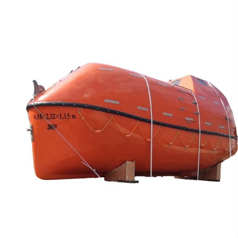 Used sale Totally  Enclosed Lifeboat Rescue Boat davit with SOLAS