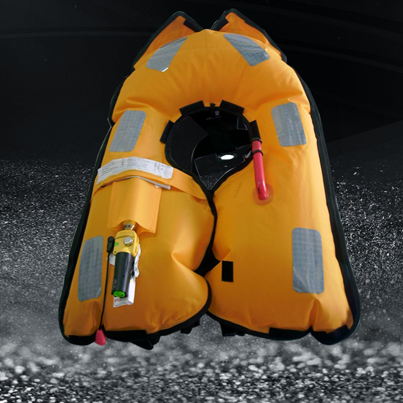 Automatic inflatable life jacket vest Personal flotation device with CO2 cylinder for boating