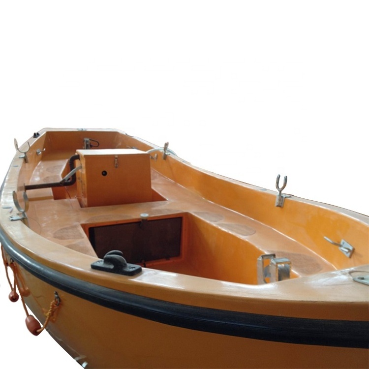 16 persons Open Type Lifeboat 5.5m Fiberglass Open Life Boat