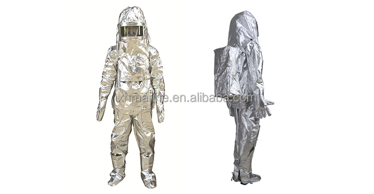 High Quality Aluminium Fire Suits Fire Fighting Suit for Fireman