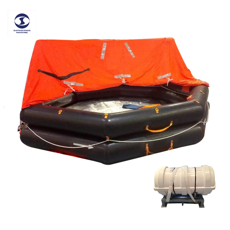 Marine SOLAS Self Inflating Life Rafts with 25 Person