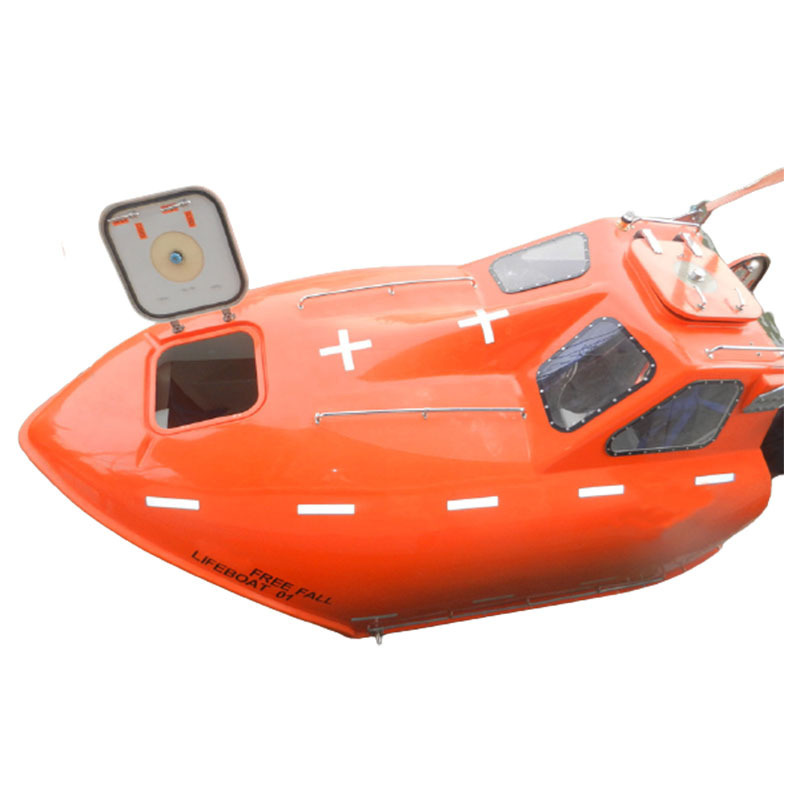 Marine Escape Equipment Free Fall Type Lifeboat with Davit for sale