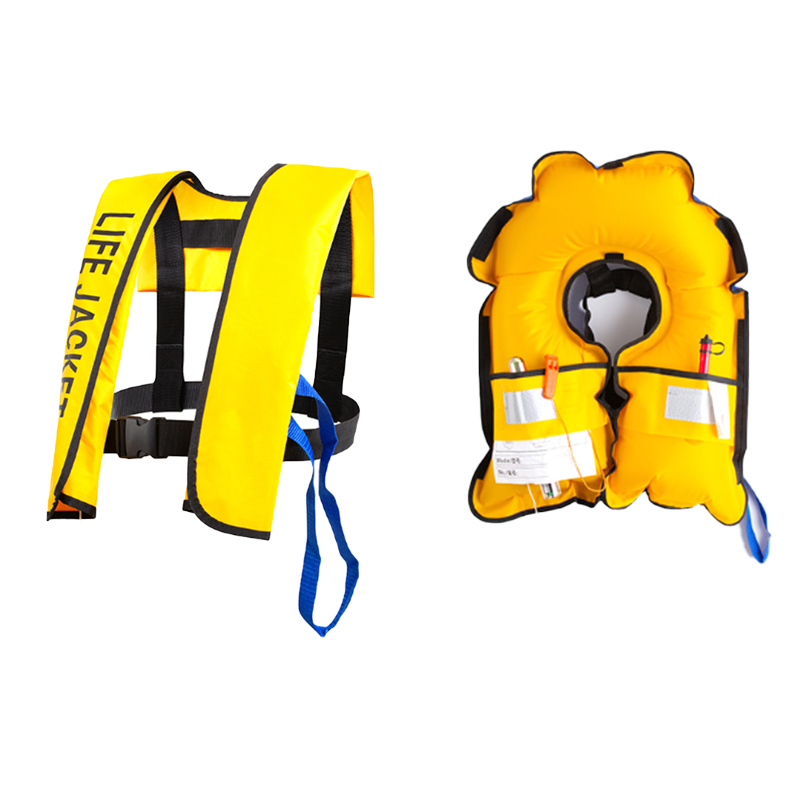 Automatic inflatable life jacket vest Personal flotation device with CO2 cylinder for boating